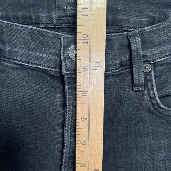 Citizens of Humanity Jeans Rocket Ankle High Rise Womens 29 Black Skinny Jeans - Picture 8 of 12